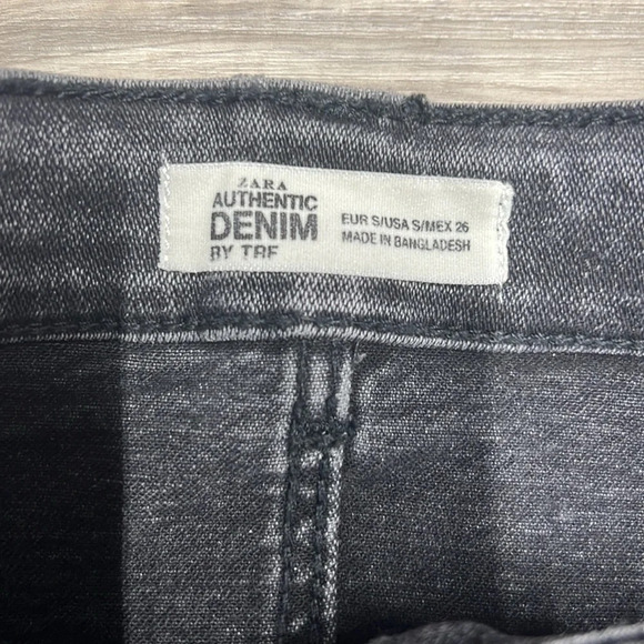 Zara  black denim skirt size small - Picture 4 of 7